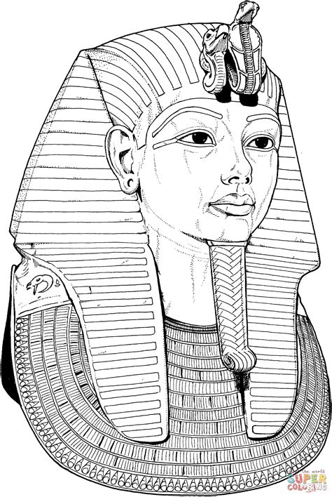 Printable King Tut Coloring Pages